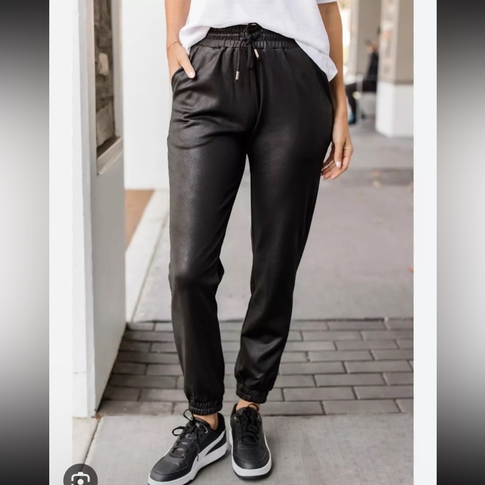 Alec Les Filles pants size S. 100% polyurethane with polyester lining. No tags
